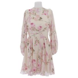 Robe Giambattista Valli T.IT 40 Soie Beige