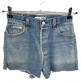 Autre Marque-RE/DONE X LEVI'S  Shorts T.US 26 Cotton-Blue
