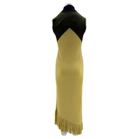 Autre Marque-LUKHANYO MDINGI  Dresses T.International S Wool-Yellow
