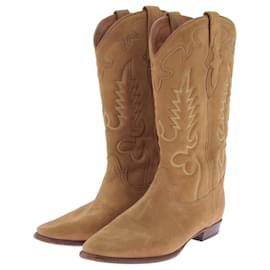 Autre Marque-SHILOH HERITAGE  Boots T.EU 41 Suede-Beige