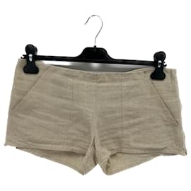 Autre Marque-100% CAPRI  Shorts T.International XS Cotton-Beige