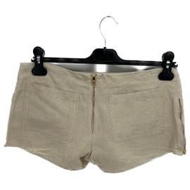 Autre Marque-100% CAPRI  Shorts T.International XS Cotton-Beige