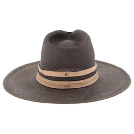 Autre Marque-JANESSA LEONE  Hats T.International S Wicker-Brown