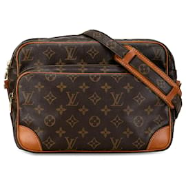 Louis Vuitton-Louis Vuitton Braune Monogramm Nil Umhängetasche-Braun