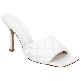 Bottega Veneta-Bottega Veneta Padded Mule white-White