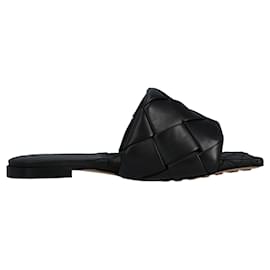 Bottega Veneta-Bottega Veneta Lido Flat Sandal black-Black