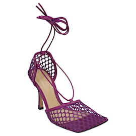 Bottega Veneta-Bottega Veneta Stretch Lace-Up Sandal violet-Purple