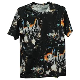 Comme Des Garcons-COMME des GARÇONS Futura Print T-shirt in Black Cotton-Other