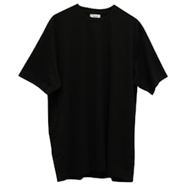 Y3-Y-3 Classic Chest Logo Tee in Black Cotton-Black