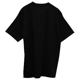 Y3-T-shirt classique Y-3 avec logo sur la poitrine en coton noir-Noir