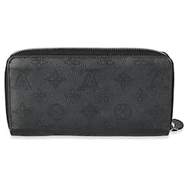 Louis Vuitton-Louis Vuitton Black Mahina Zippy Wallet-Black