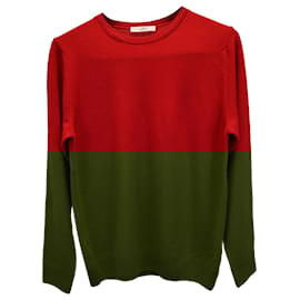 Autre Marque-Mr. P Crewneck Sweater in Red Wool-Red