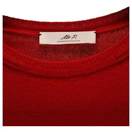 Autre Marque-Mr. P Crewneck Sweater in Red Wool-Red