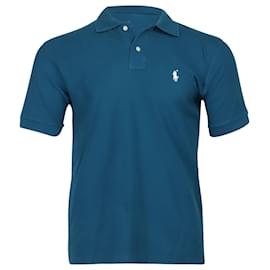 Ralph Lauren-Polo Ralph Lauren Polo Shirt in Blue Cotton-Blue