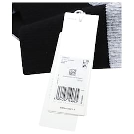 Autre Marque-Adidas Classic Y-3 Logo Scarf in Grey Wool-Black
