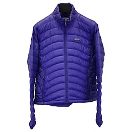 Autre Marque-Patagonia Padded Down Jacket in Blue Polyester-Blue