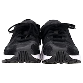 Autre Marque-Baskets Adidas Yung-1 en daim noir-Noir