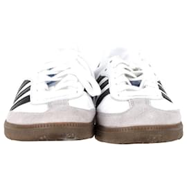 Autre Marque-Adidas Samba Sneakers in White Leather -White