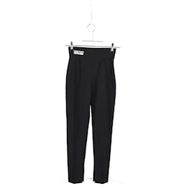Fendi-Fendi Stretch-Waist Trouser in Black Wool-Black
