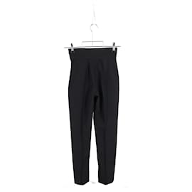Fendi-Fendi Stretch-Waist Trouser in Black Wool-Black