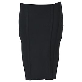 Jupe crayon Herve Leger en polyester noir Noir