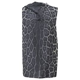 Blusa sem mangas estampada Yves Saint Laurent em seda com estampa animal Outro Impressão em python