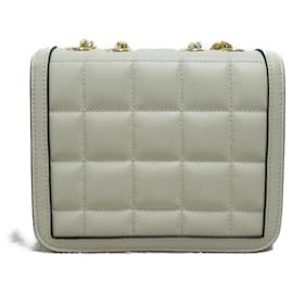 Gucci-Bolso de hombro de cuero Gucci Deco con cadena 741457AAB1Q9022 en excelente estado-Blanco