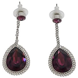 Orecchini Amethyst Smoothly Small in metallo argento Swarovski Argento Metallico