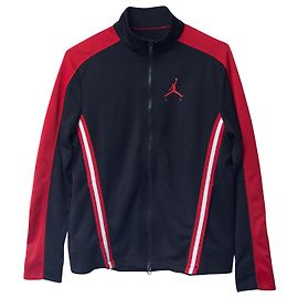 Nike x Air Jordan Jumpman Track Jacket in Red and Black Polyester  Other Python print