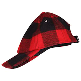 Sandro-Sandro Paris Plaid Cap in Multicolor Cotton -Other