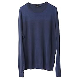 Hugo Boss Suéter Regular Fit Boss em algodão azul Azul