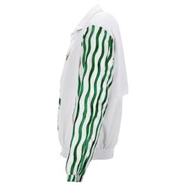 Autre Marque-Casablanca Pacifique Sport Track Jacket in White Polyester-White,Cream