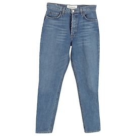 Jeans Reformation em denim azul de algodão Azul