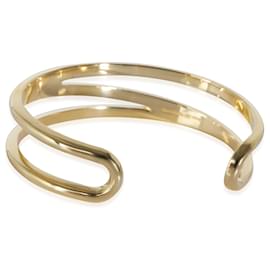 Tiffany & Co-Tiffany & Co. ZigZag Cuff Bracelet in 18KT Yellow Gold-Silvery,Metallic