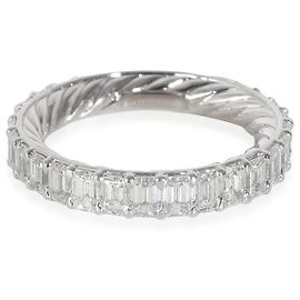 David Yurman Eden Diamantband in Platin 2,52 CTW Silber Metallisch