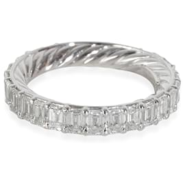 David Yurman-David Yurman Eden Diamond Band in  Platinum 2.52 CTW-Silvery,Metallic