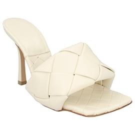 Bottega Veneta-Bottega Veneta Lido Mule white-White