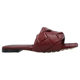 Bottega Veneta-Bottega Veneta Lido Flat Sandal red-Red