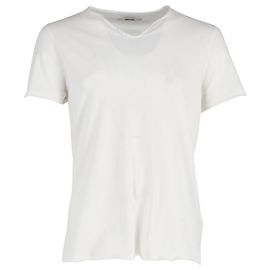 Camiseta Monastir de manga curta Zadig & Voltaire em algodão branco Branco Cru