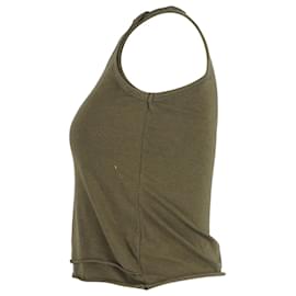 Autre Marque-The Frankie Shop Tank Top in Olive Cotton-Green,Olive green
