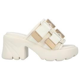 Bottega Veneta-Bottega Veneta Flash Mule white-White