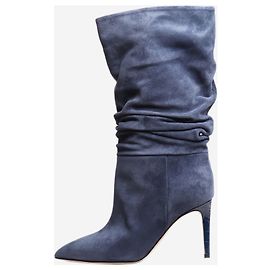 Paris Texas Bottines en daim bleu décontractées - taille EU 36 Bleu