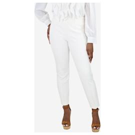 Autre Marque-Lafayette 148 White elasticated trousers - size UK 14-White