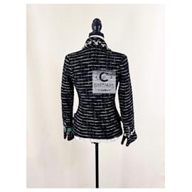 Chanel-Veste en tweed noir 2009 des collectionneurs les plus rares-Noir