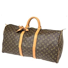 Louis Vuitton-Louis Vuitton Keepall 55-Brown