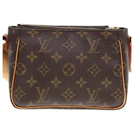 Louis Vuitton-LOUIS VUITTON Monogram Viva Cite PM Sac à épaule M51165 LV Auth 77447-Monogramme