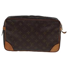 Louis Vuitton-LOUIS VUITTON Pochette Compiegne 28 M51845 LV Auth 76928-Monogramme