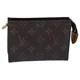 Louis Vuitton-LOUIS VUITTON Monogram Poche Toilette 15 Pouch M47546 LV Auth 76263-Monogram