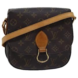 Louis Vuitton-LOUIS VUITTON Monogram Saint Cloud MM Sac à épaule M51243 LV Auth th4953-Monogramme