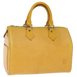 Louis Vuitton-LOUIS VUITTON Epi Speedy 25 Sac à main Tassili Jaune M43019 LV Auth ep4513-Autre